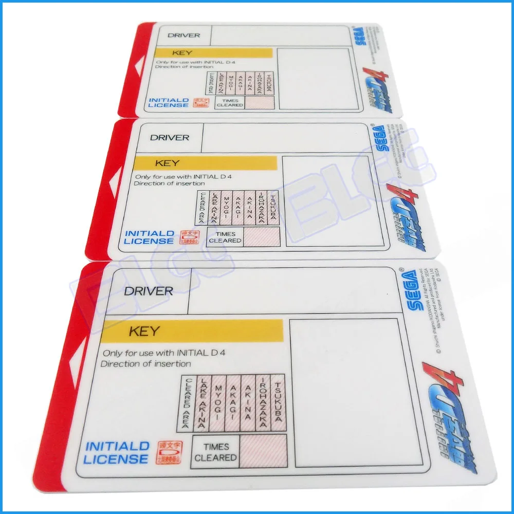 Оригинальная Начальная карта памяти D4 для Initiald D Car Racing Game аксессуары аркадных