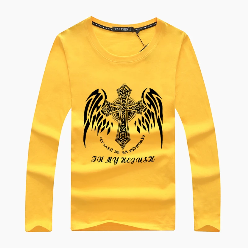 2017 Футболка с принтом Креста оптовая продажа модные брендовые летние длинные