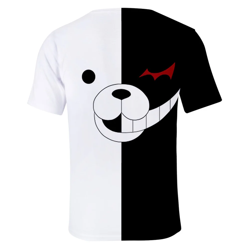 Футболка Мужская/Женская в стиле аниме данганронпа Монокума одежда для косплея |