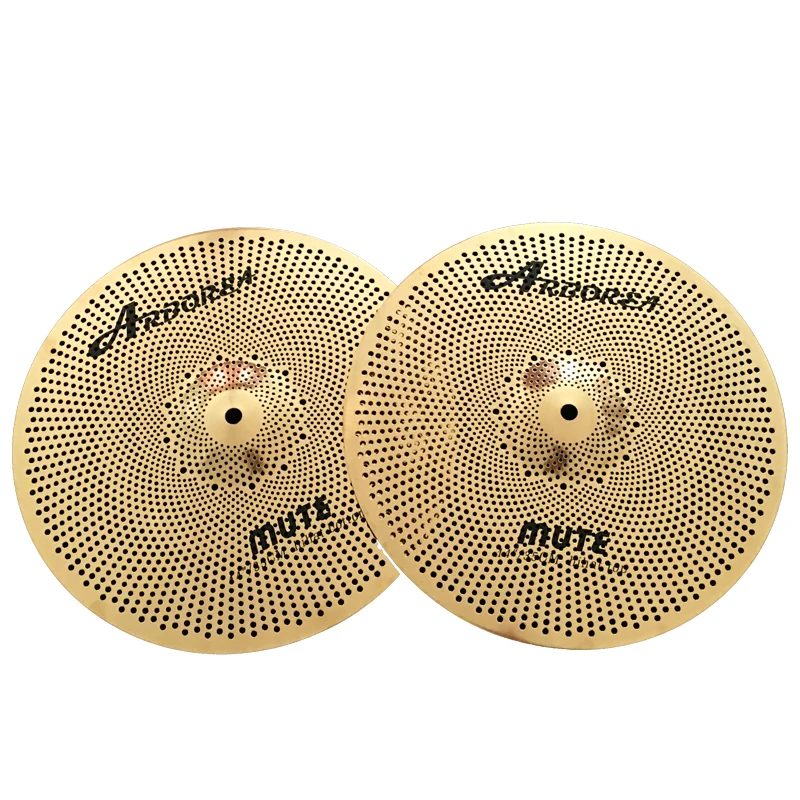 

Arborea High Quality Gold Color Mute cymbals 14'' Hihat