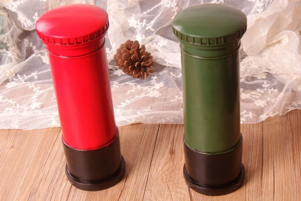 Бесплатная доставка! английский стиль Железный банк для денег Королевская почта