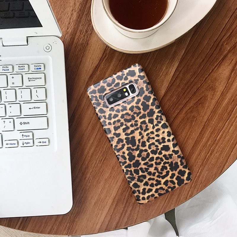 YHBBCASES ретро сексуальные леопардовые телефонные чехлы для samsung Note 10 Plus 8 9 Galaxy S10 5G S8 S9 Plus Модный мягкий чехол со шнурком