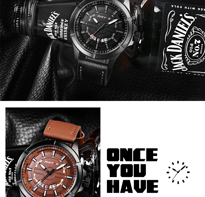 Мужские армейские водонепроницаемые кварцевые часы Reloj Masculino Montre Femme наручные часы с ремешком из натуральной кожи ударные спортивные часы для мужчин