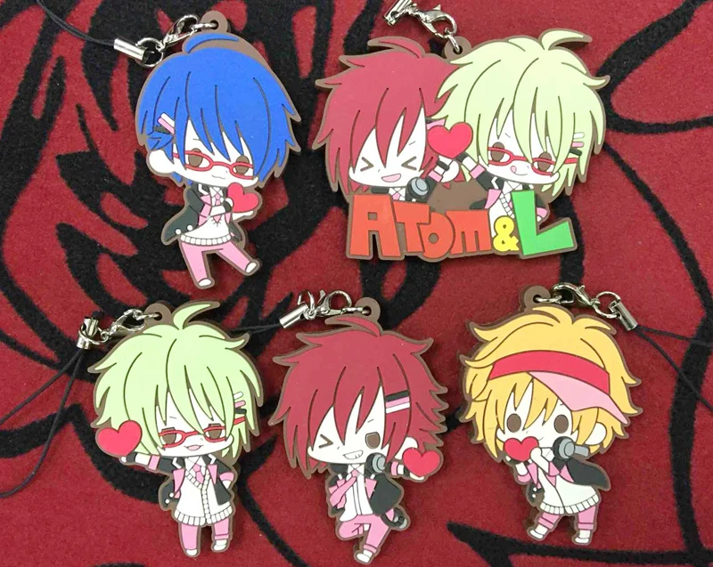 63 стиля аниме DIABOLIK LOVERS фигурки Yui Ayato Kanato reiji Subaru ruki Carla ПВХ фигурка ремешок для