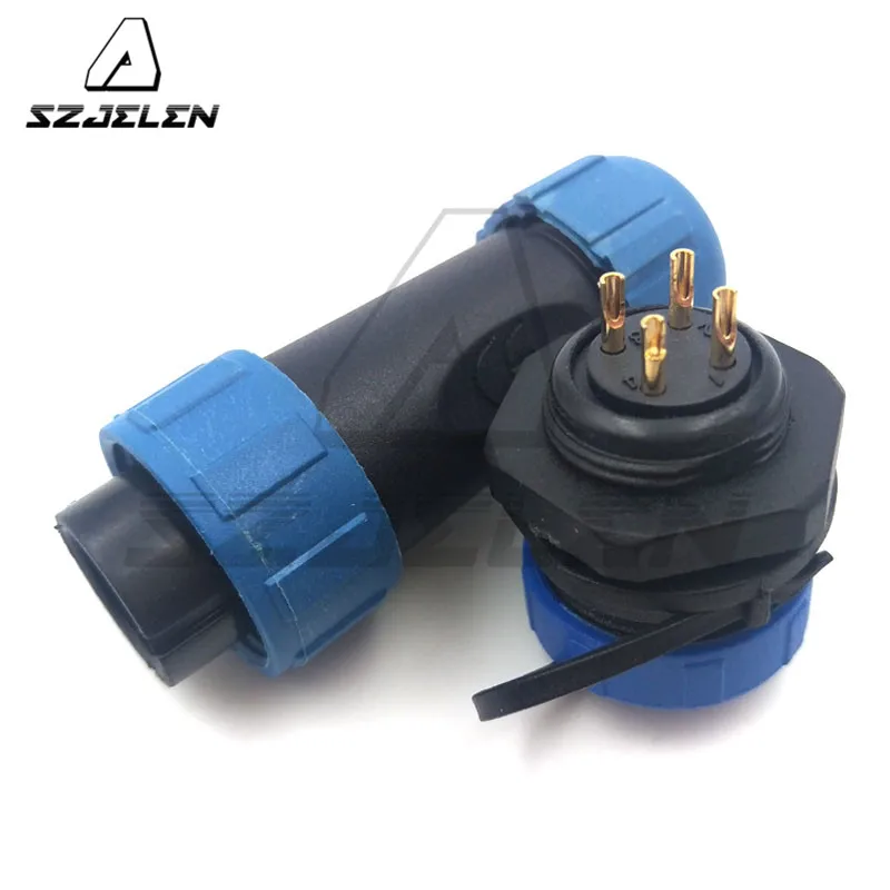 SP17 тип 4 контактный провод разъем и розетка водонепроницаемый Электрический для