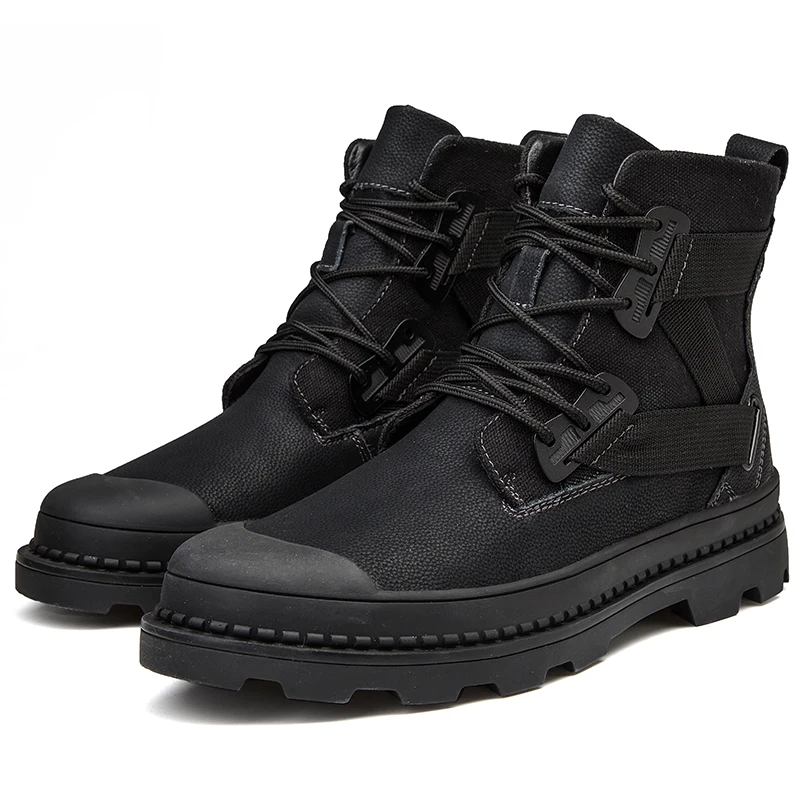 Ботинки Martin Мужские Британские мужские ботинки с высоким берцем повседневные