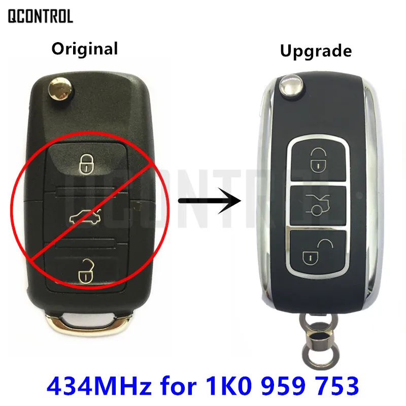 Пульт дистанционного управления QCONTROL 1K0959753 / 1K0 959 753 обновленный Автомобильный