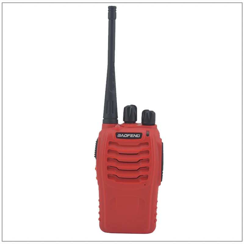 2 шт BaoFeng BF-888S мини-рация Baofeng BF 888s UHF400-470MHz портативная двухсторонняя версия обновления Радио для BF-777s BF-666s - Цвет: Red
