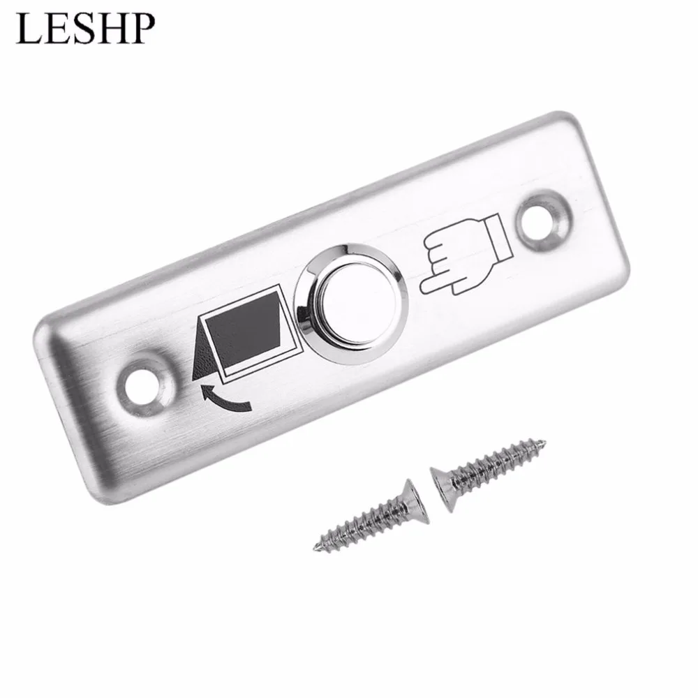 LESHP K13 Durable Stainless Steel Door Exit Push Release Button Switch For Access Control With LED Light | Безопасность и защита