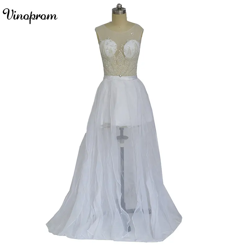 

A-line Evening Dress Sexy White Stain Cap Sleeves Formal Party Gowns Elegant Floor Length Celebrity Dresses New Arrival