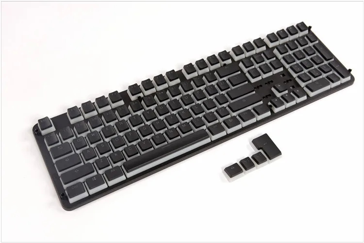 PBT пудинг колпачки Doubleshot с подсветкой Cherry MX ключ набор ANSI ISO OEM для 60%/87TKL/104/108 MX Настенные переключатели механическая клавиатура