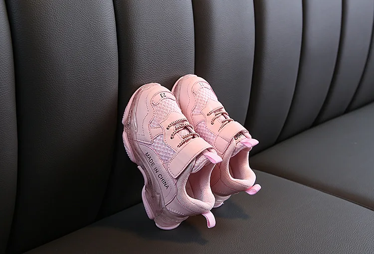 Children's shoes autumn new arrive classic style crystal bottom candy color mesh breathable sports shoes