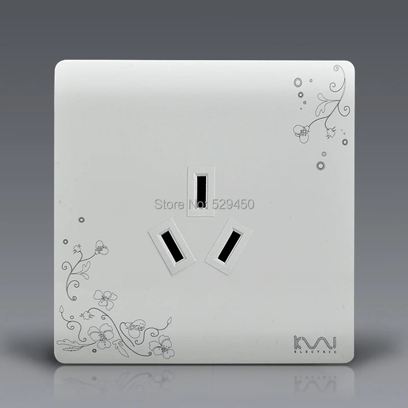 COSWALL модная настенная электрическая розетка с 3 отверстиями AC 110 ~ 250 В|socket f|socket