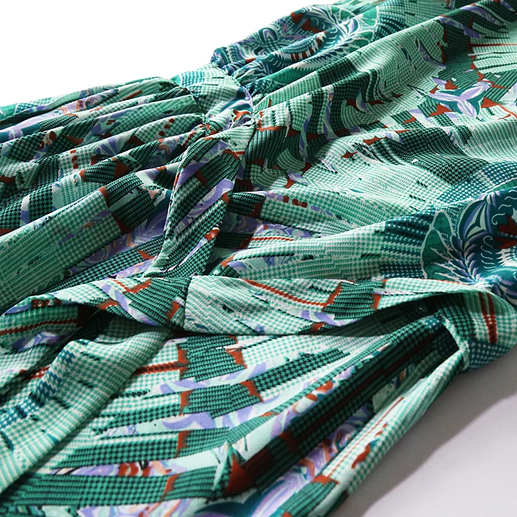 Женское летнее шелковое платье с круглым вырезом большие размеры винтажные