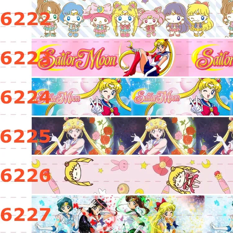 10 ярдов разные размеры красивая корсажная лента с японским мультяшным рисунком