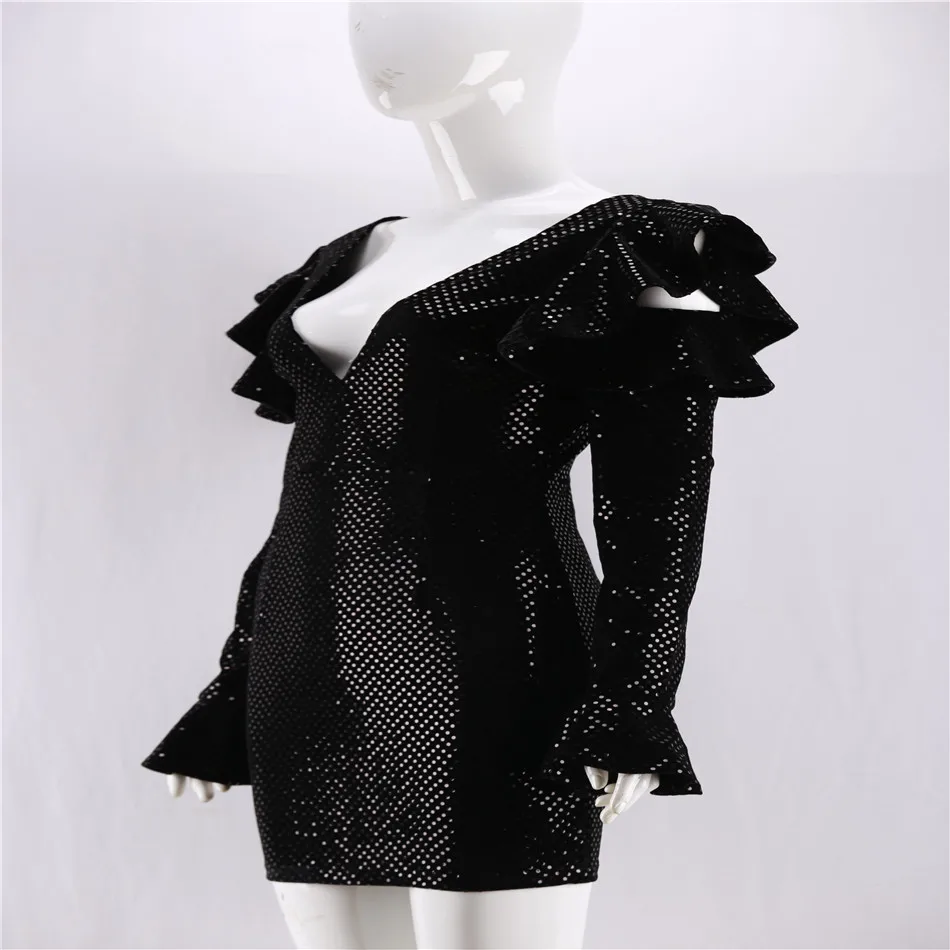 Женское вечернее платье без рукавов CIEMIILI Белое Облегающее Платье с v образным