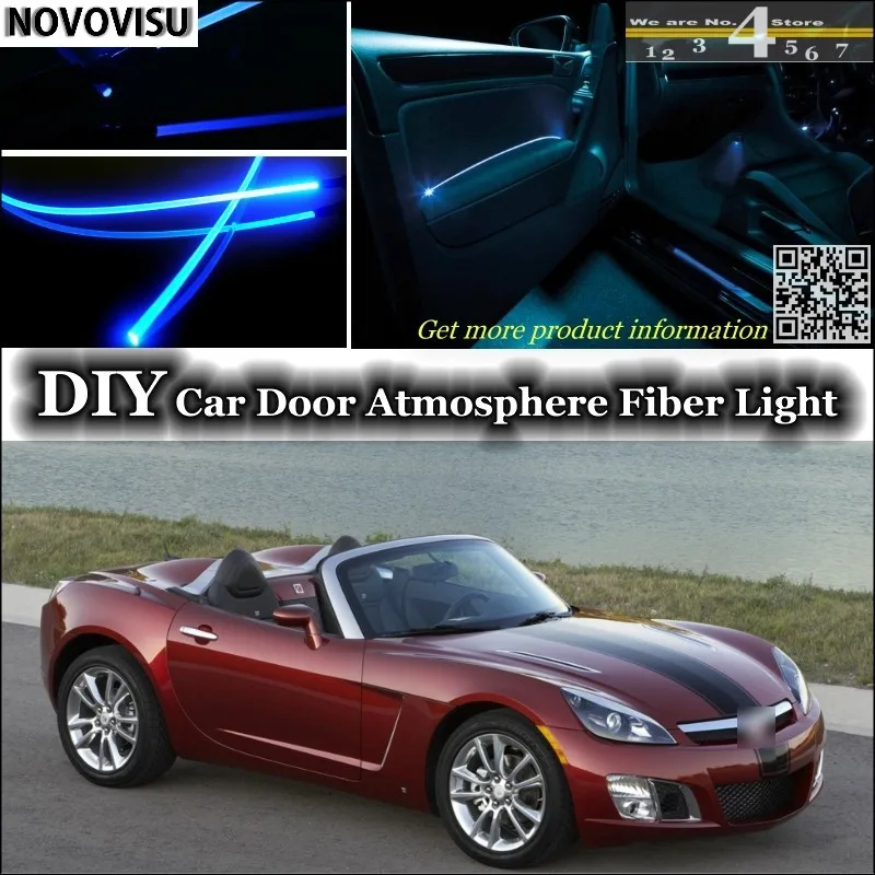 

NOVOVISU для Saturn Sky внутренняя настройка окружающего света атмосфера оптоволоконный свет s внутренняя дверная панель Освещение не светильник