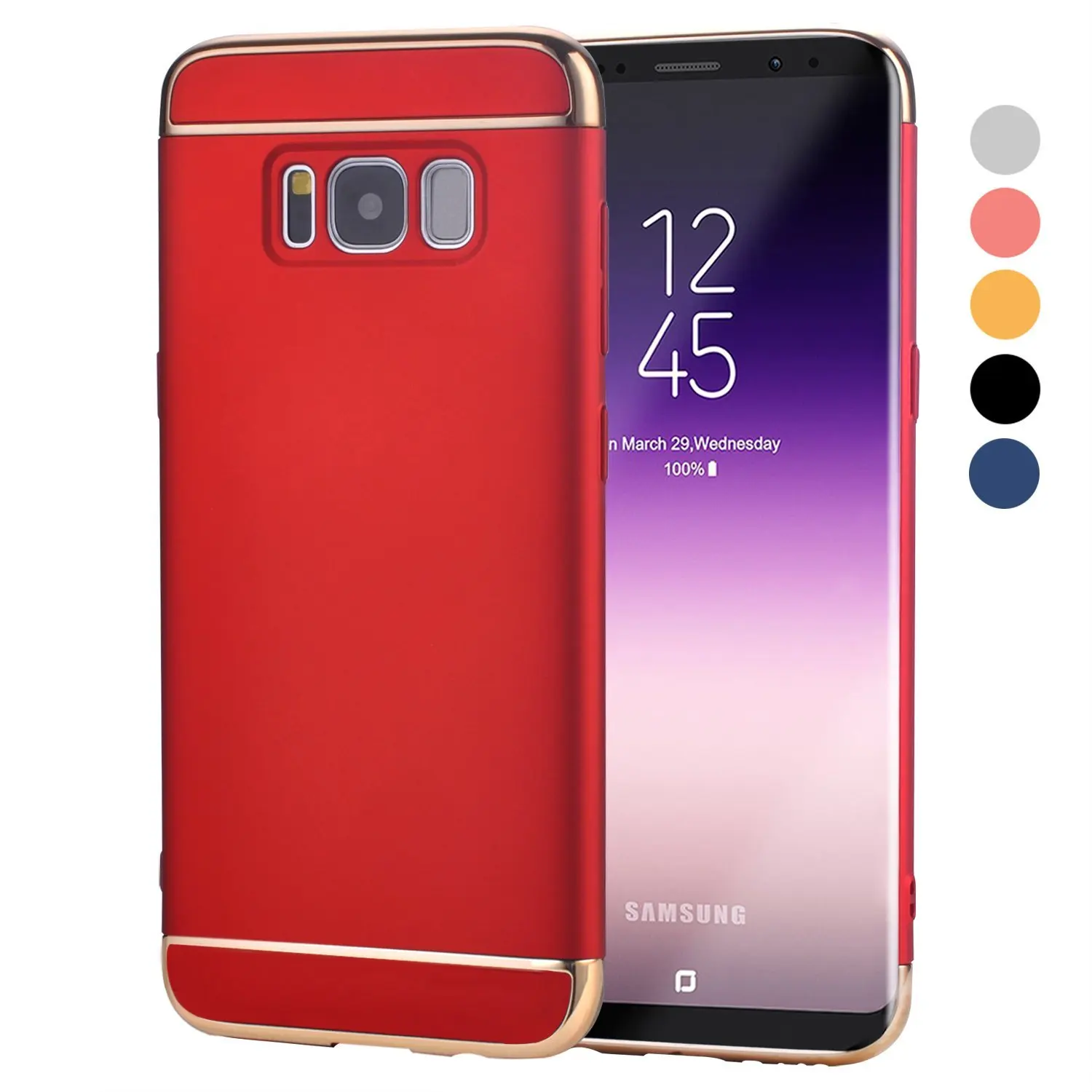 New Ultra Thin Slim Hard Hybrid Case Matte for Samsung Galaxy S8 S9 Plus S6 S7 Edge Note 8 Cover Luxury Cases |