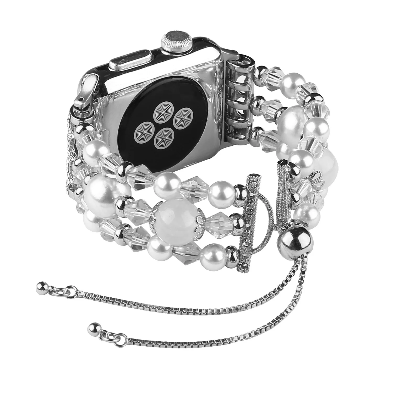Ремешок для часов Apple watch 38 мм 42 40 44 регулируемый ремешок из агата iWatch band Sport series 4 3 2