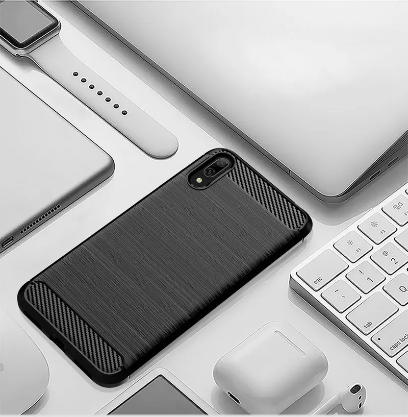 Ударопрочный чехол для телефона WIERSS Huawei Y7 Pro 2019 DUB LX2 Y9 на заднюю панель с защитой