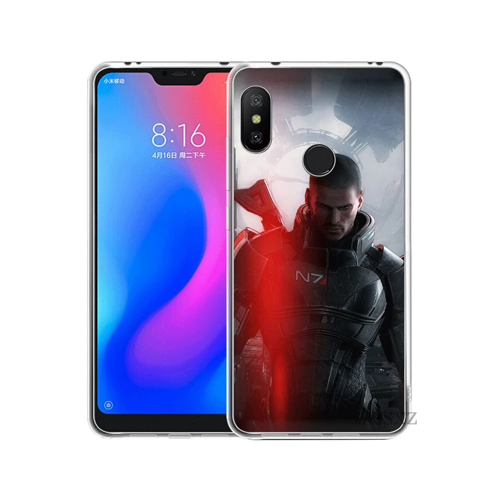 Силиконовый чехол из ТПУ Для Xiaomi Mi 6 8 Lite SE A1 A2 5X6X2 S F1 N7 с массовым эффектом |