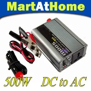 

FREE SHIPPING 500 watts 24V DC to 220V AC Car Mobile Power Inverter Modified-sine Wave with USB Port #10186 @CF