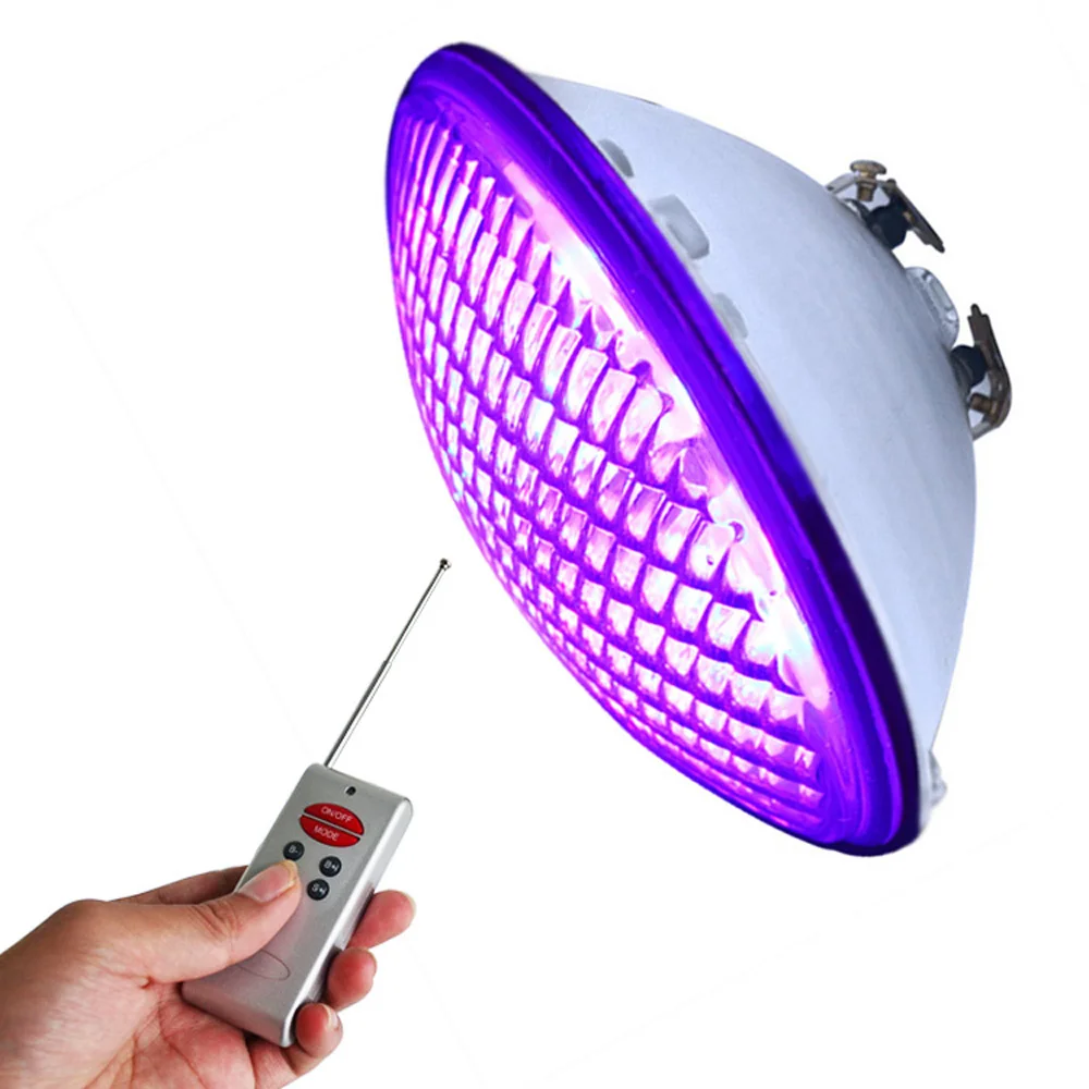 Лампа для бассейна 18 Вт RGB PAR56 подводный свет (12 В постоянного тока) бесплатная