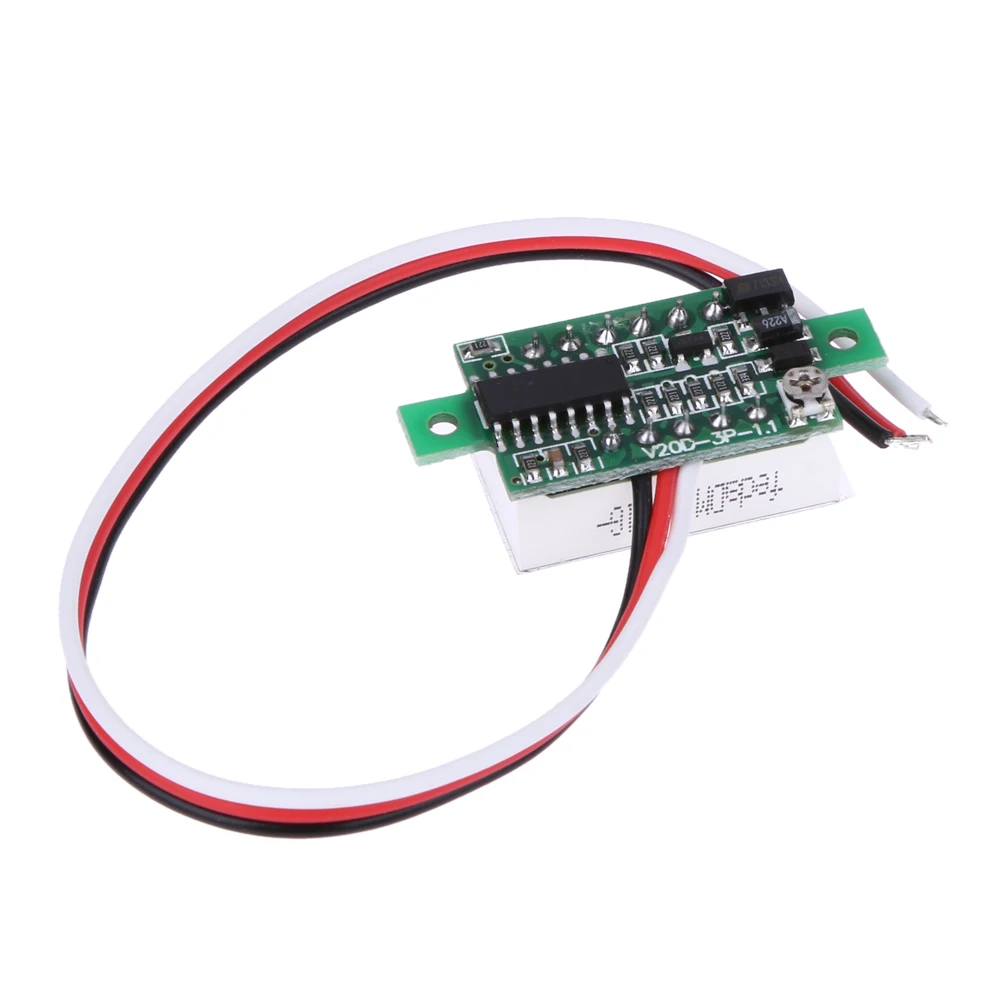 Синий/зеленый светильник Дисплей Мини цифровой вольтметр DC0 100V LED Панель