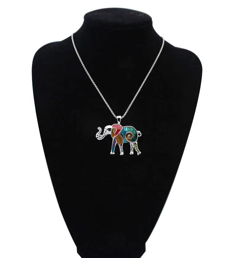 2018 Hot Lovely Elephant Pendants Jewellry Vintage Necklace + Earrings Jewelry Sets For Women FQL7261 | Украшения и аксессуары