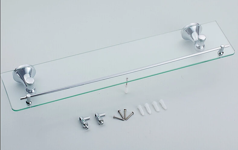Прямоугольная стеклянная полка для ванной комнаты | Строительство и ремонт