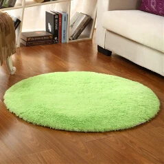 Goedkoop Thuis Leveringen 1 Size Coral Fleece Zachte Ronde Tapijt Antislip Water Tekening Vloerkleed Stoel Yoga Mat Voor Slaapkamer Woonkamer