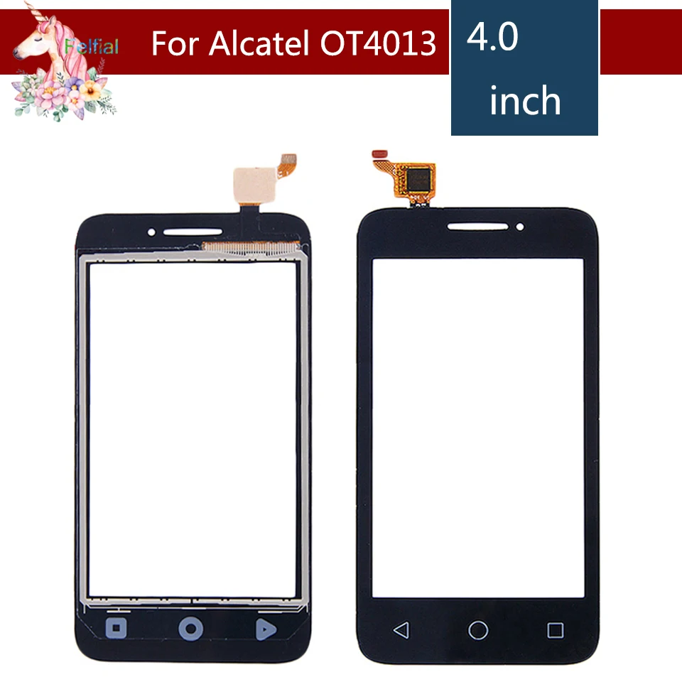 10 шт./лот для Alcatel One Touch Pixi 3 OT4013 4013 4013A 4013D 4013X сенсорный экран дигитайзер Датчик