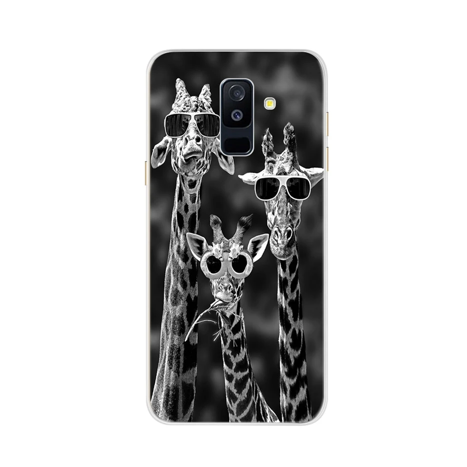 Черный Чехол для телефона samsung Galaxy A6 Plus A605 A605F полная защита чехол для телефона s для samsung A 6 A6 Plus задняя крышка бампер - Цвет: Черный