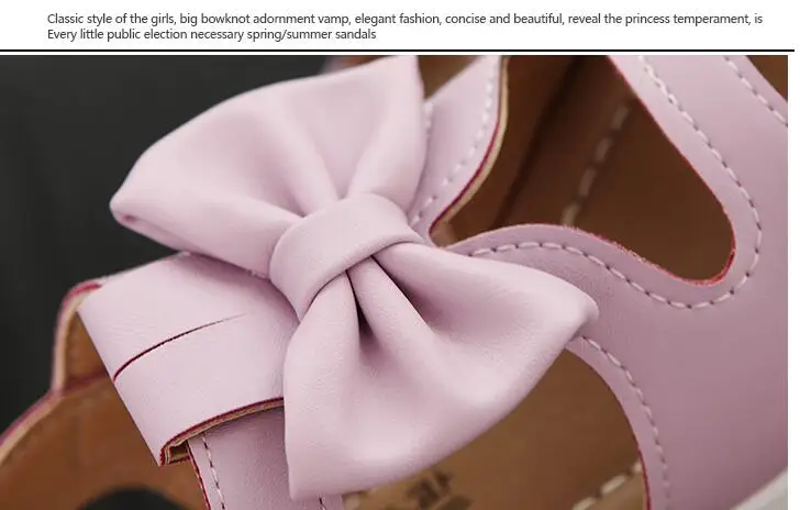 2017 летние новые корейские детские сандалии обувь для девочек принцессы с