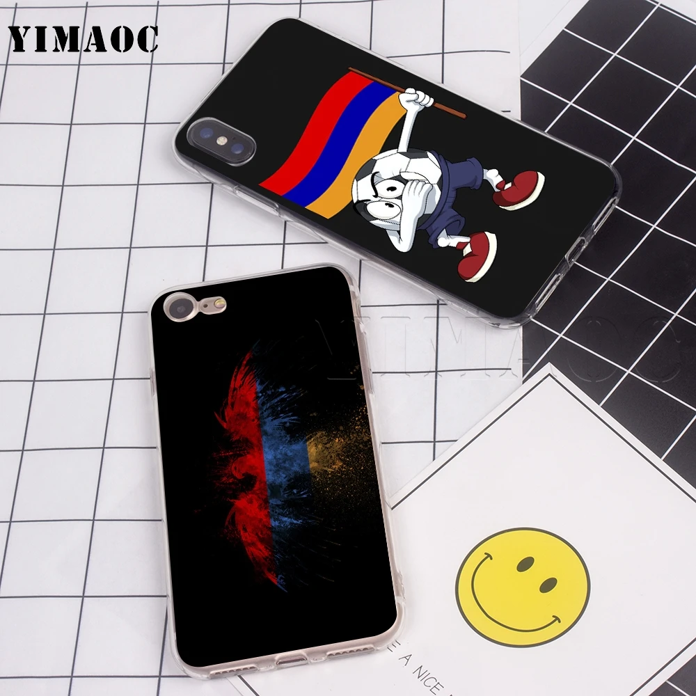 Силиконовый чехол YIMAOC с флагом армян для Huawei Honor Mate 20 6a 7a 8x 7c 7x9 10 Nova 3i 3 Lite Pro|Бамперы|