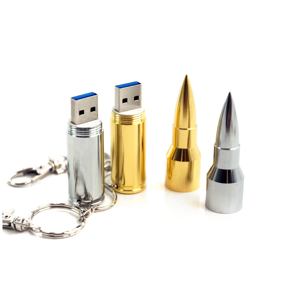 64 Гб металлическая в форме пули карту флэш памяти с интерфейсом usb 3 0 накопитель USB