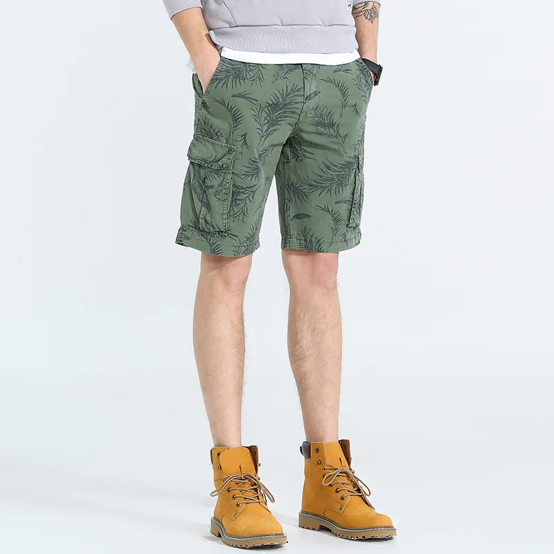 Мужские летние джинсовые шорты с принтом 2018 | Мужская одежда