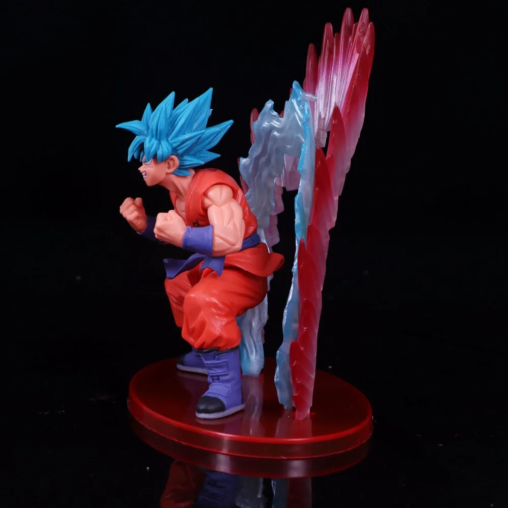 Dragon Ball super SSGSS Son Goku/Gokou рисунок Kaiouken синий японский аниме коллекционный талисман