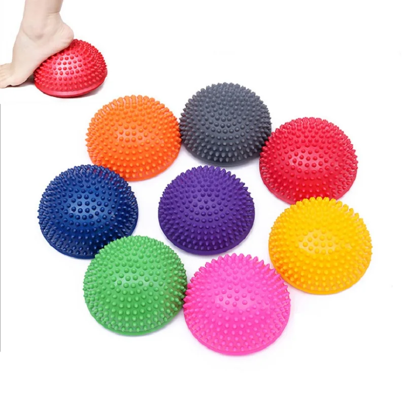 

Yoga Half Ball Physical Fitness Appliance Exercise balance Ball point massage stepping stones balance pods GYM YoGa Pilates