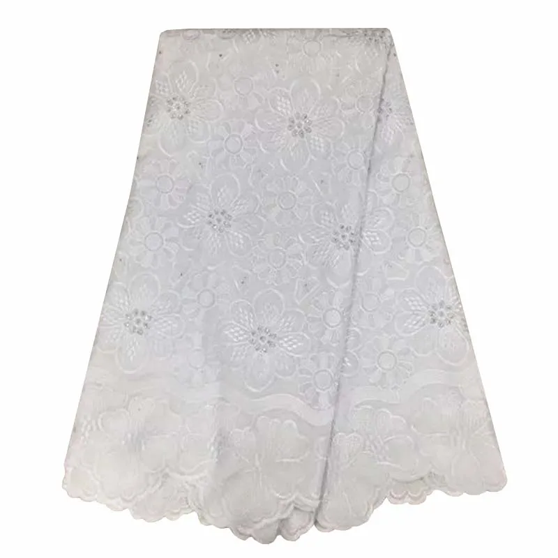 (5yards/lot) High class cotton Swiss voile lace fabric embroidered African for lady dress! WJ29-40 | Дом и сад
