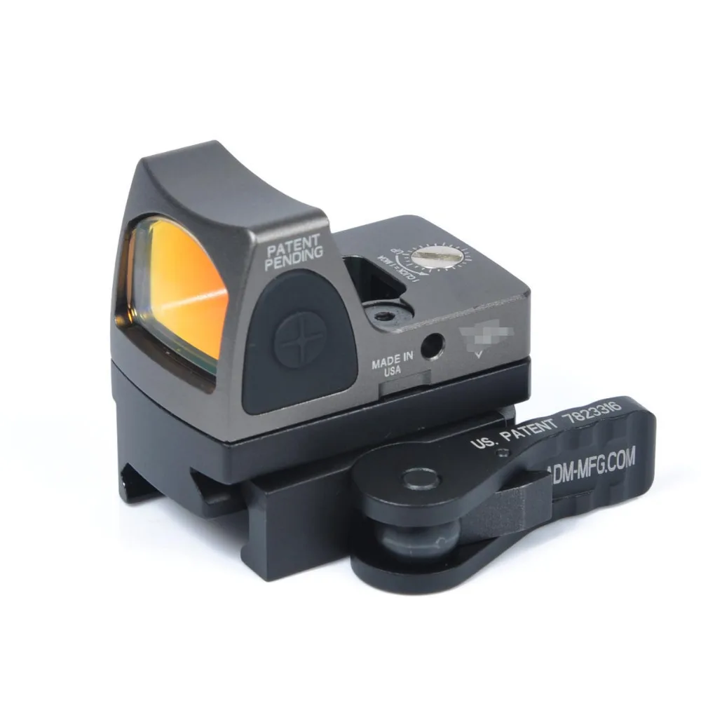 AIMTIS Trijicon RMR Mini Red Dot Sight QD Крепление со свидетельством Riser Plate Anti Recoil fit 20 мм Вивер