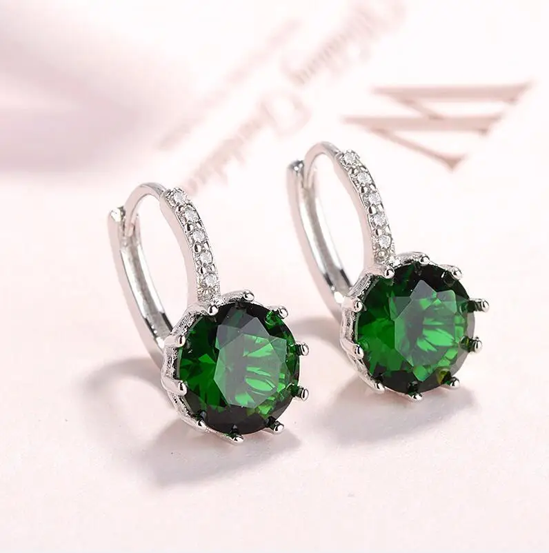 Женские серьги подвески с кристаллами Swarovski серебро 925 пробы|Серьги-подвески| |