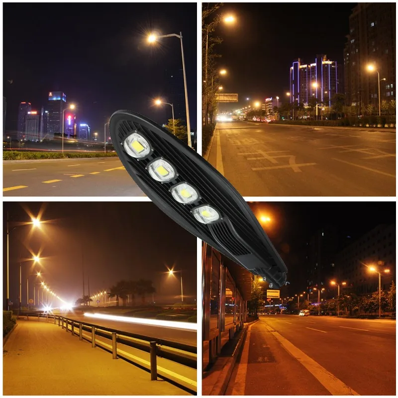 

4pcs High Power 30W 50W 100W 150W 200W Led Street Light AC85-265V Waterproof Streetlight Led Outdoor Lighting Garden Road Lamp