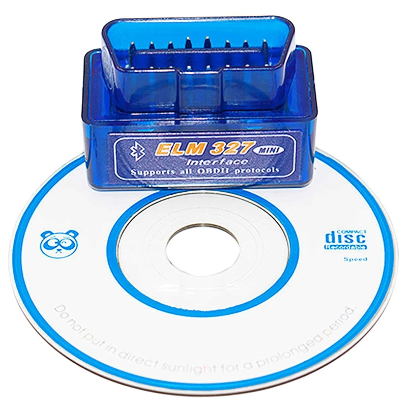 Blue Obd V2.1 Мини elm327 Obd2 Bluetooth Авто сканер Obdii 2 автомобиля Elm 327 Тестер диагностический инструмент для Android Windows Symbian(Bl - Цвет: Blue
