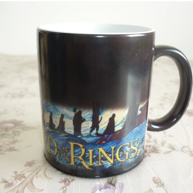 Властелин колец кружки керамика меняющая цвет кофейная кружка и чашка модный