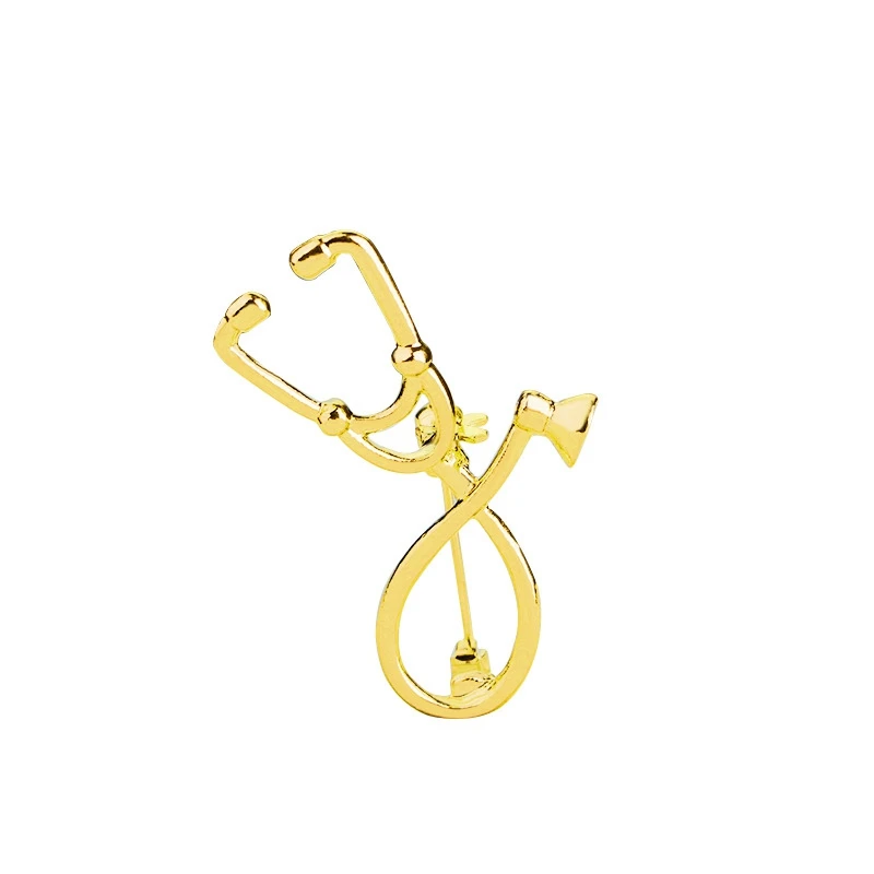 4 шт./компл. цвета брошь из стетоскопа на куртки Нагрудный значок медицинские