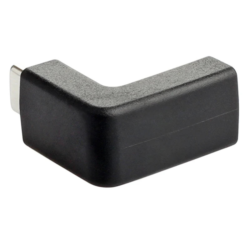10 Гбит/с USB-C порт адаптер штекер-гнездо Боковой изгиб левый правый угол