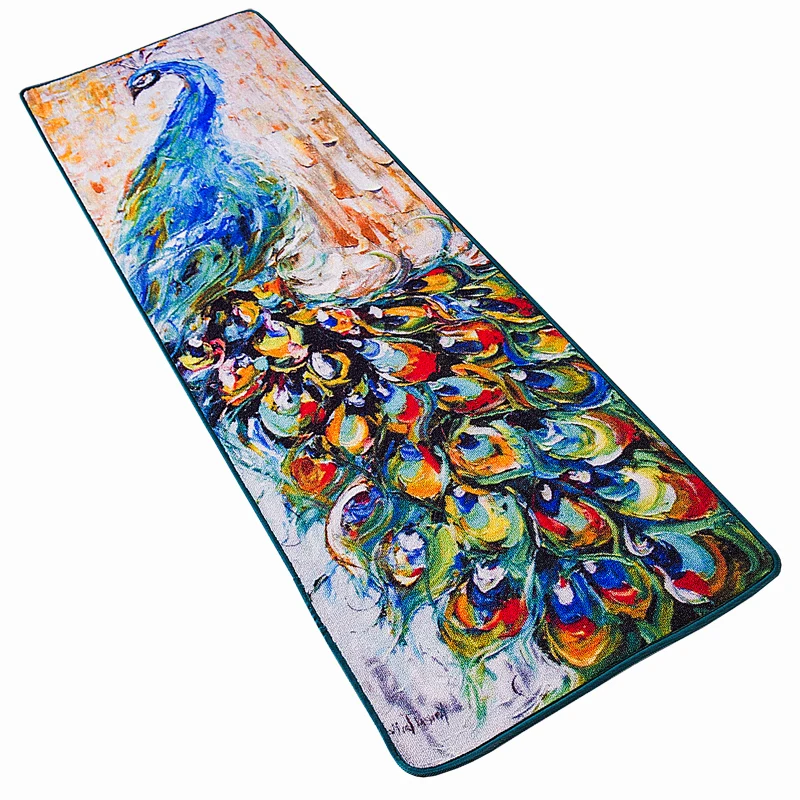 Креативные модные картины маслом павлина художественные ковры для гостиной