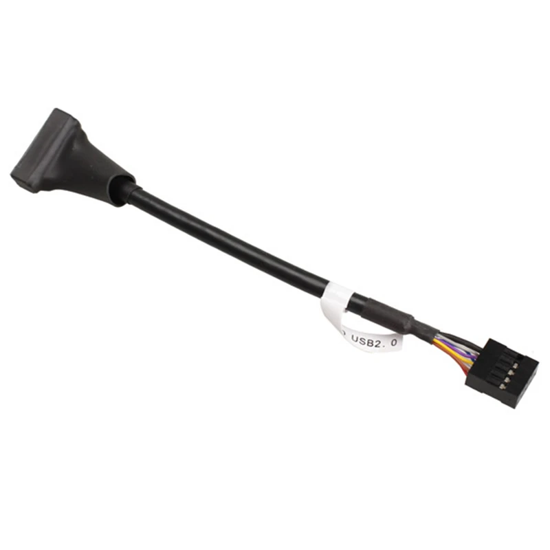 USB 2 0 9Pin материнская плата Женский к 3 20Pin Корпус Мужской кабель адаптер для CD ROM