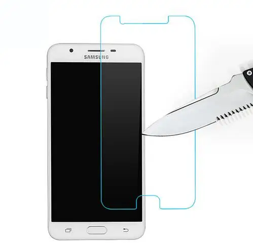 Для Samsung Galaxy J7 prime закаленное стекло 9H Передняя защитная пленка Взрывозащищенная